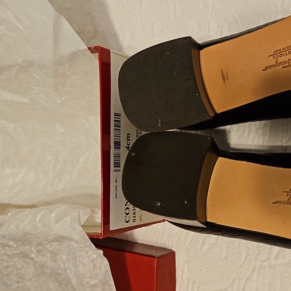Salvatore Ferragamo Confetto women's shoes size 10 AA - Picture 8 of 11